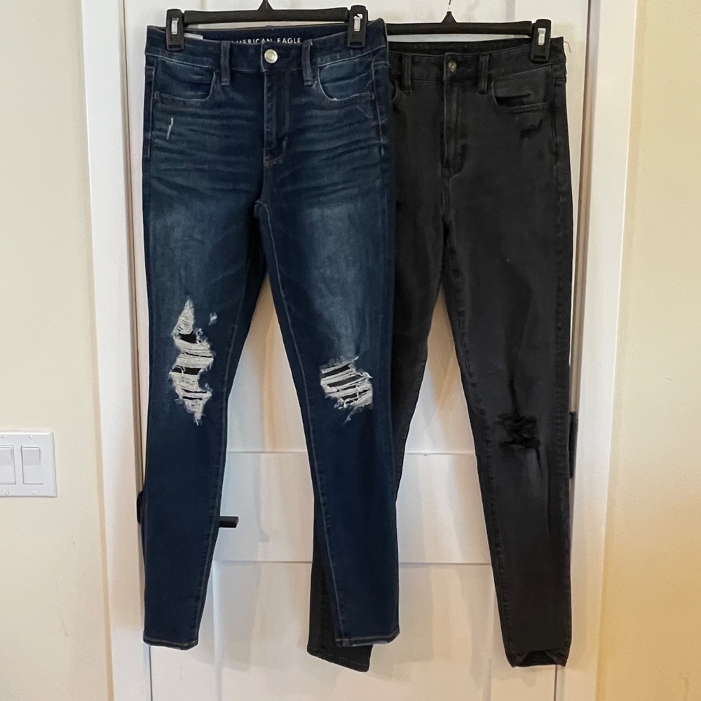 AE Jeans Denim Pants Jeggings Next Level Super‎ Stretch Super Hi-Rise 4 BOGO